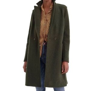 J.Crew Italian Boiled Wool Coat NWT